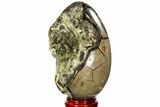 Bargain, Septarian Dragon Egg Geode - Yellow Calcite #107183-2